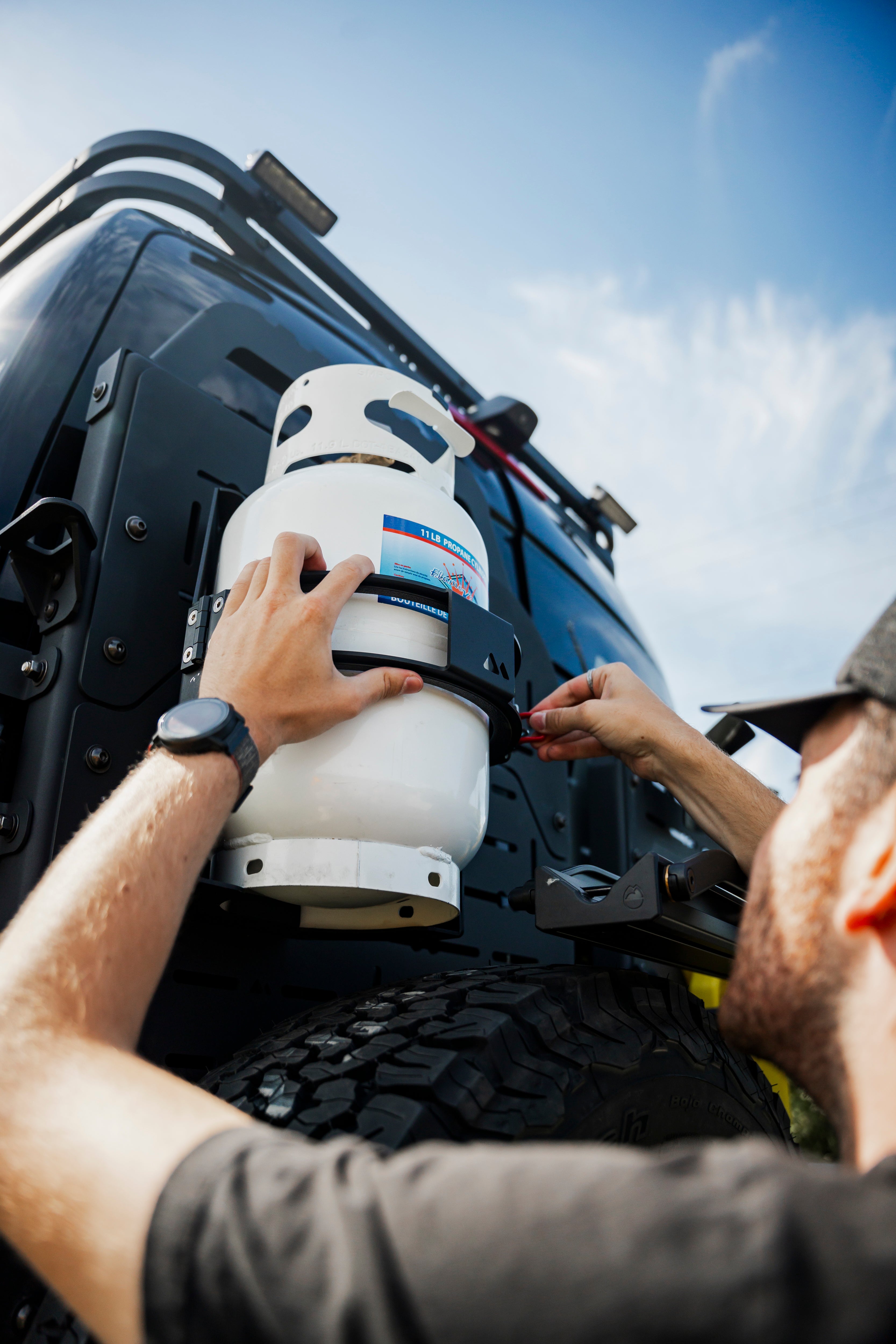 SPARK Propane Tank Holder